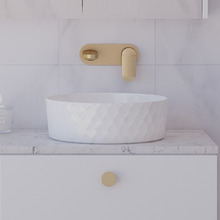 Allure Diamond 360mm Round Ceramic Above Counter Basin